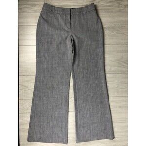 White House Black Market Women’s Size 6 Regular Gray Flare Leg Dress Work Pants